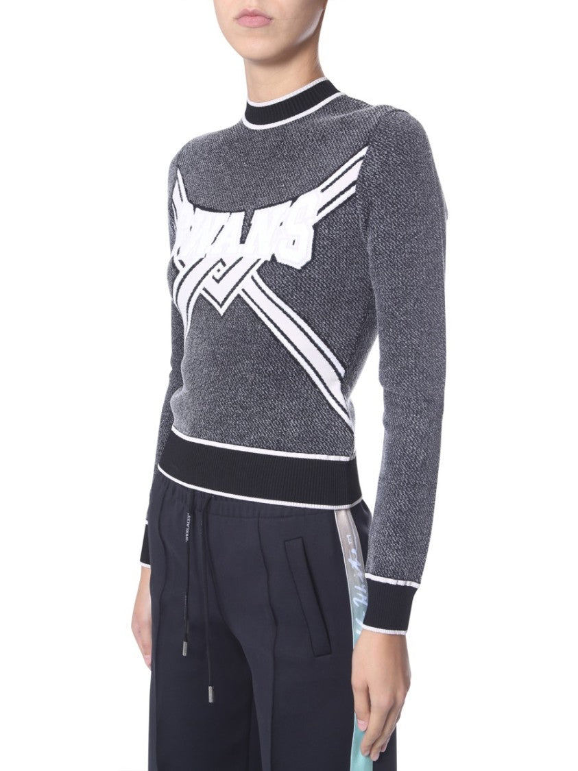 Textured Knit Cropped Sweater