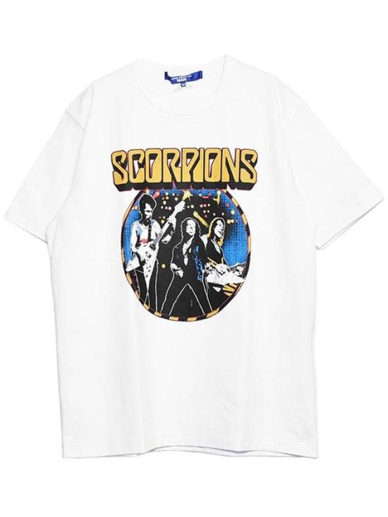 Graphic Print White Short-Sleeve T-Shirt