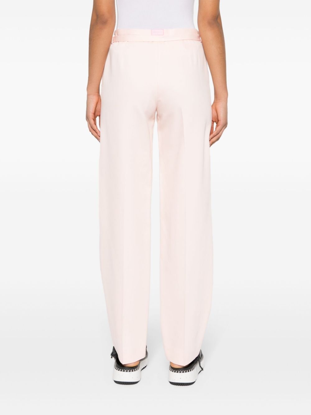 Light Pink Straight Leg Trousers