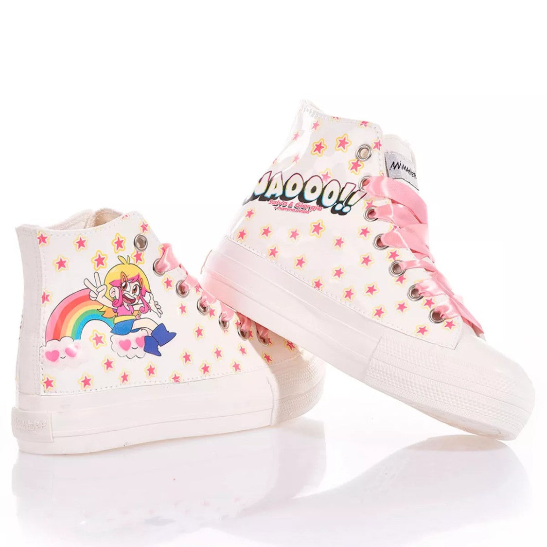 Airlines Platform Pink Sneaker