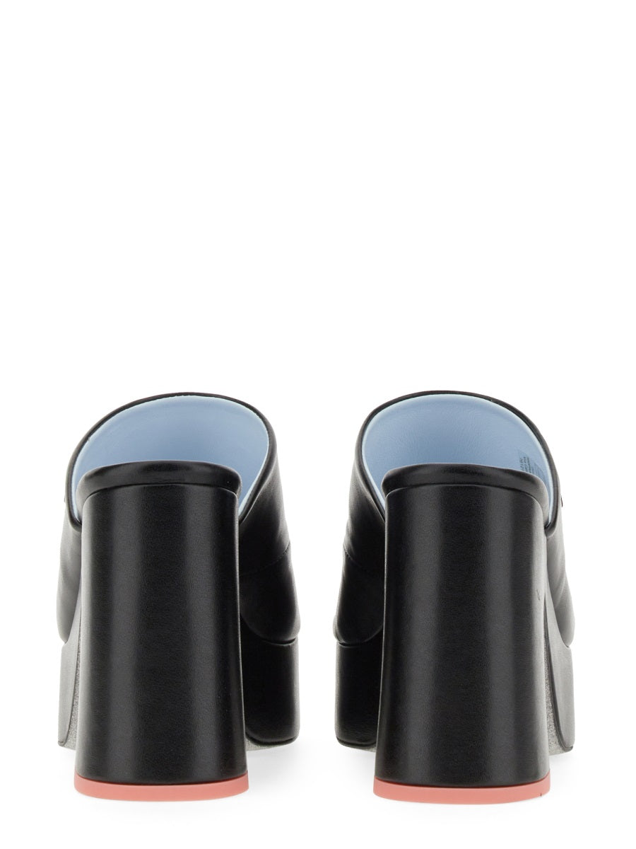 Platform Sandal With Block Heel