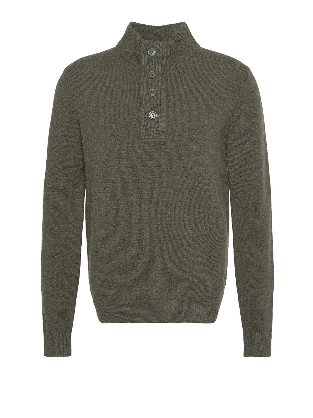 Essential Patch Half Zip Sweater