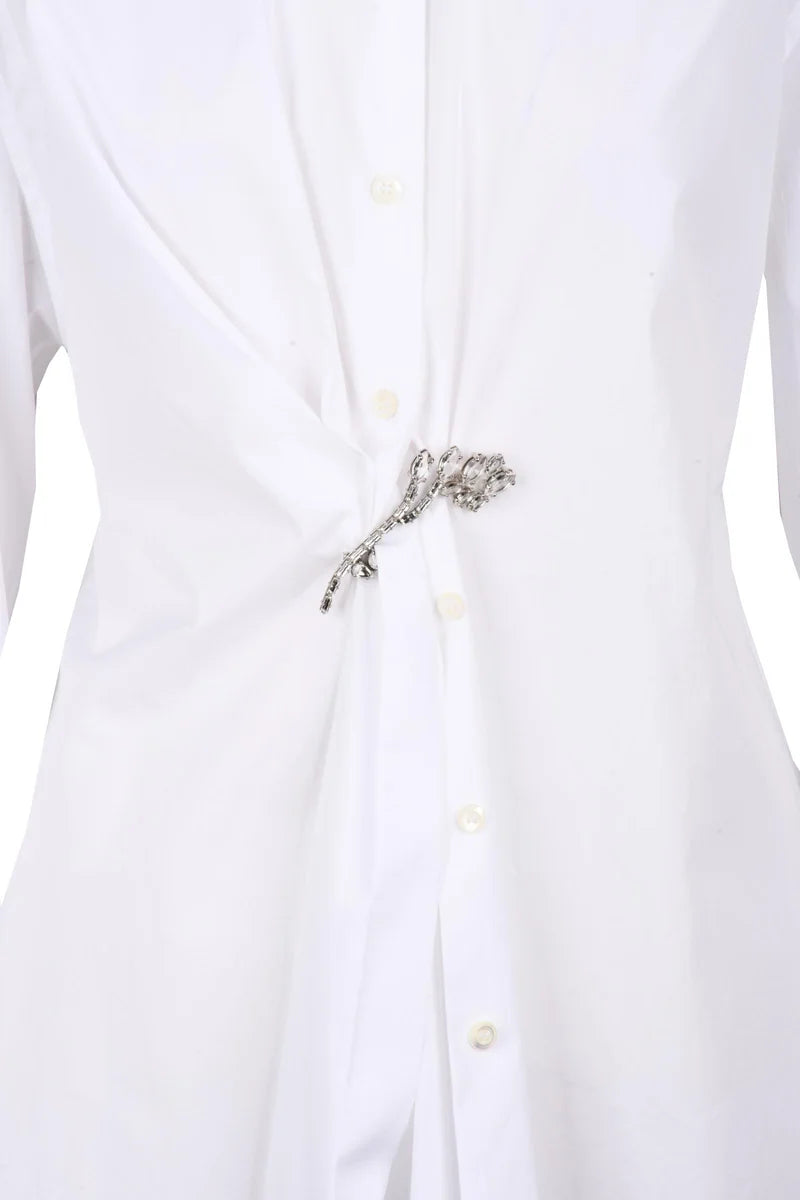 Oversized Shirt Cotton - White