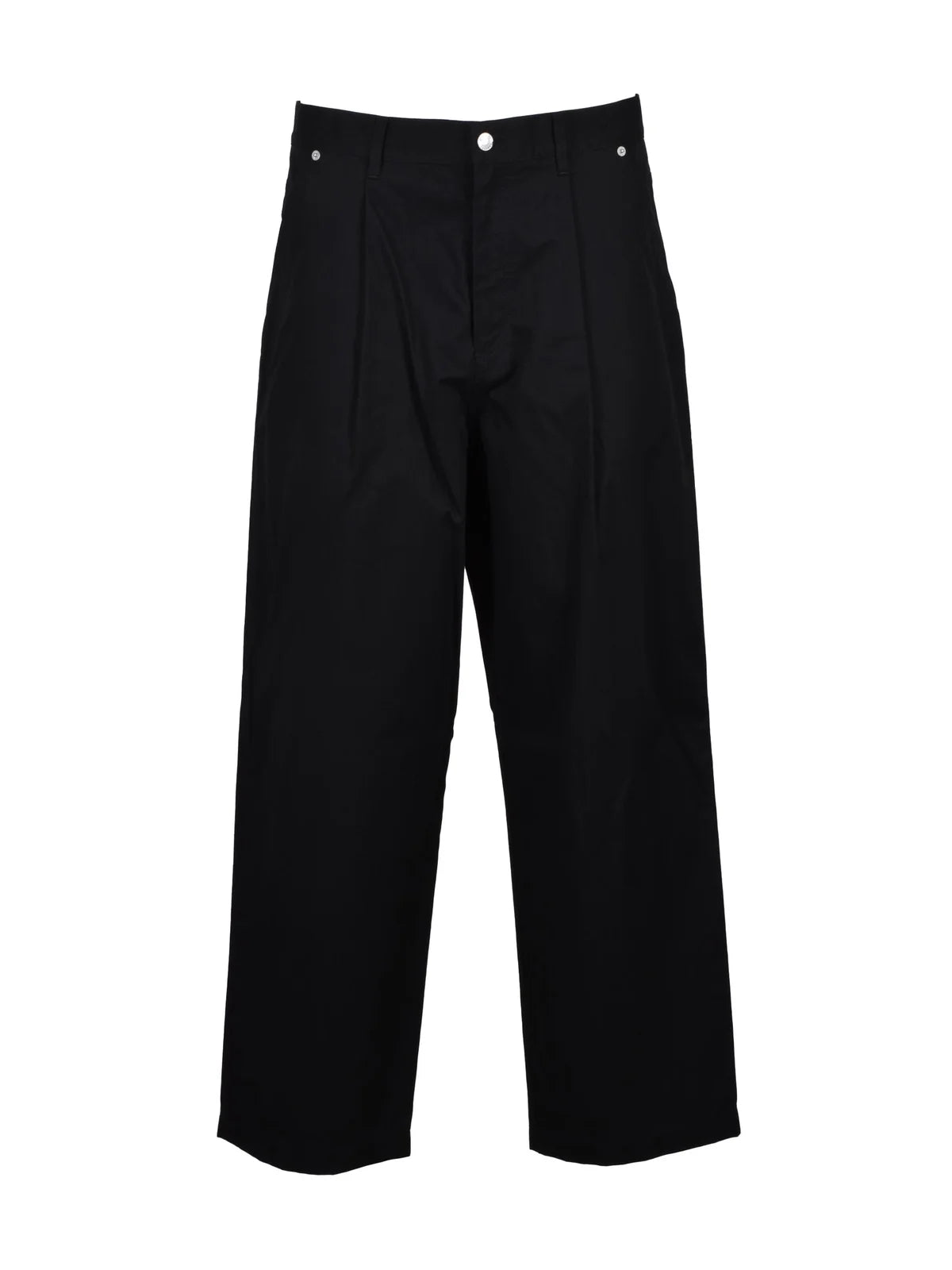 Cotton/Polyamide Trousers - Black