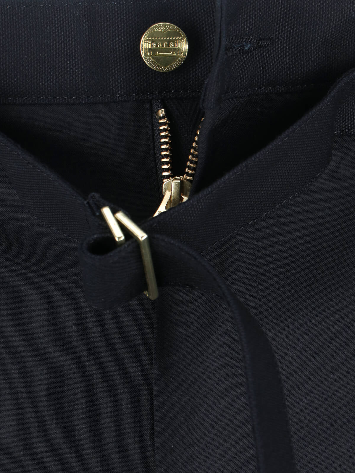 Double Knee Pants Sacai X Carhartt Wip With Belted Mid-Rise