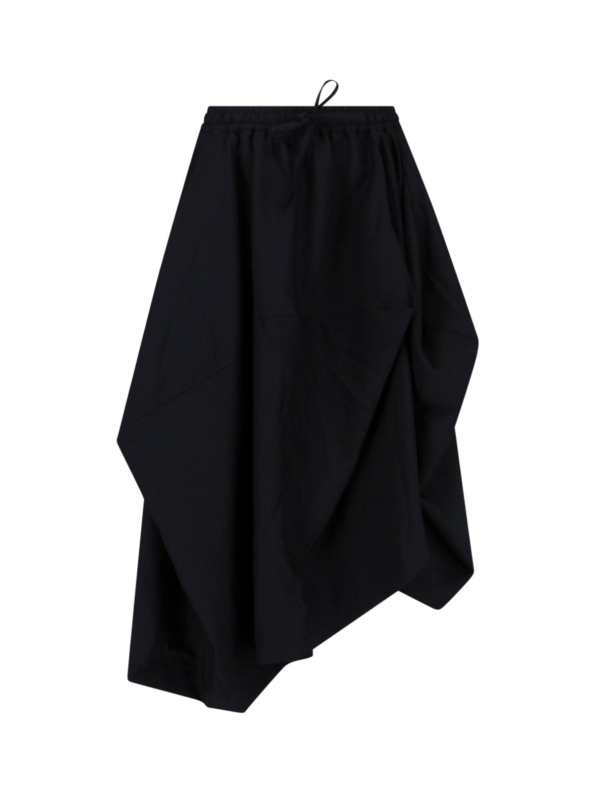 "Sport Uniform" Skirt In Black Recycled Fabric