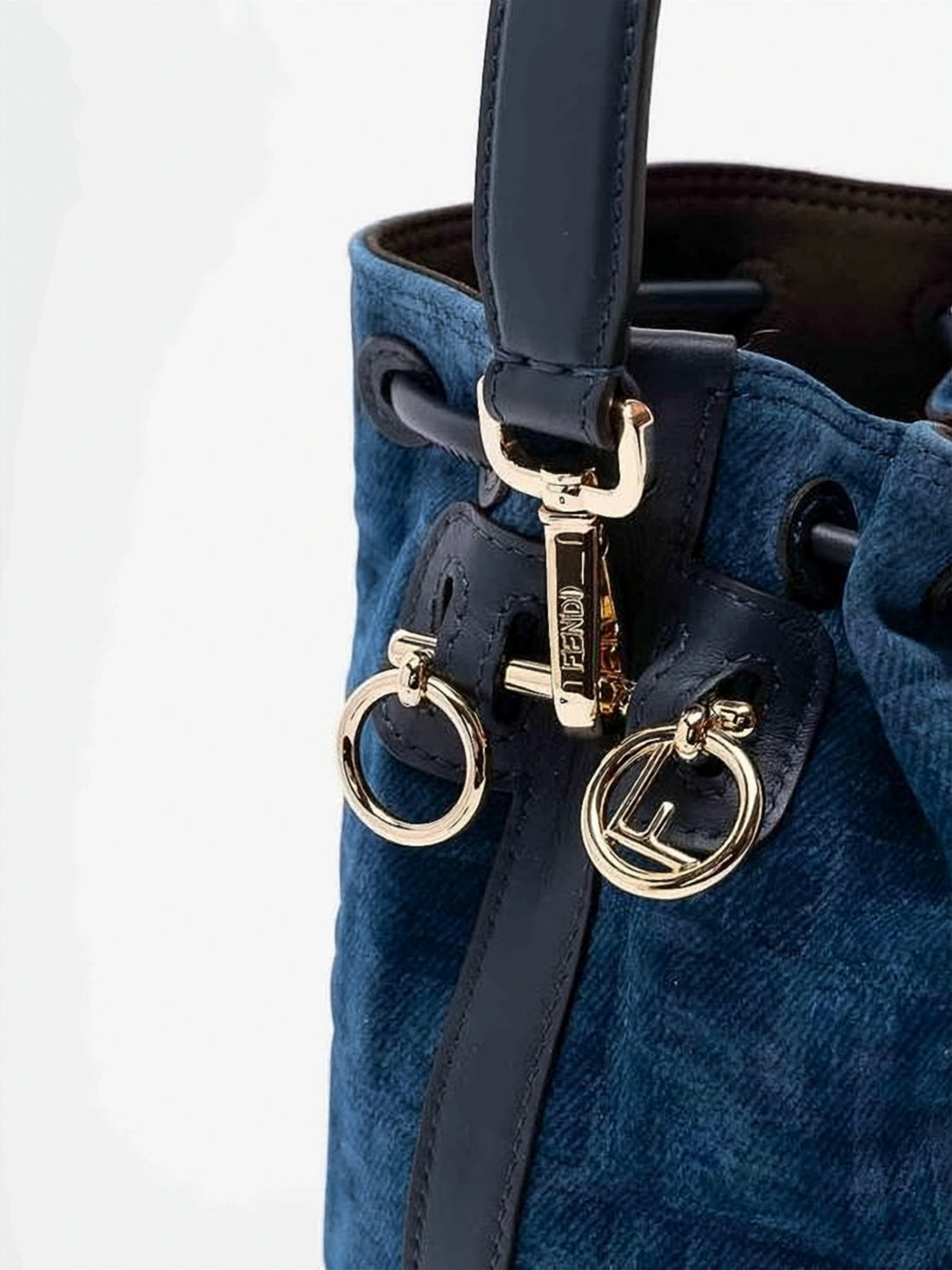 Compact Bucket-Style Shoulder Bag