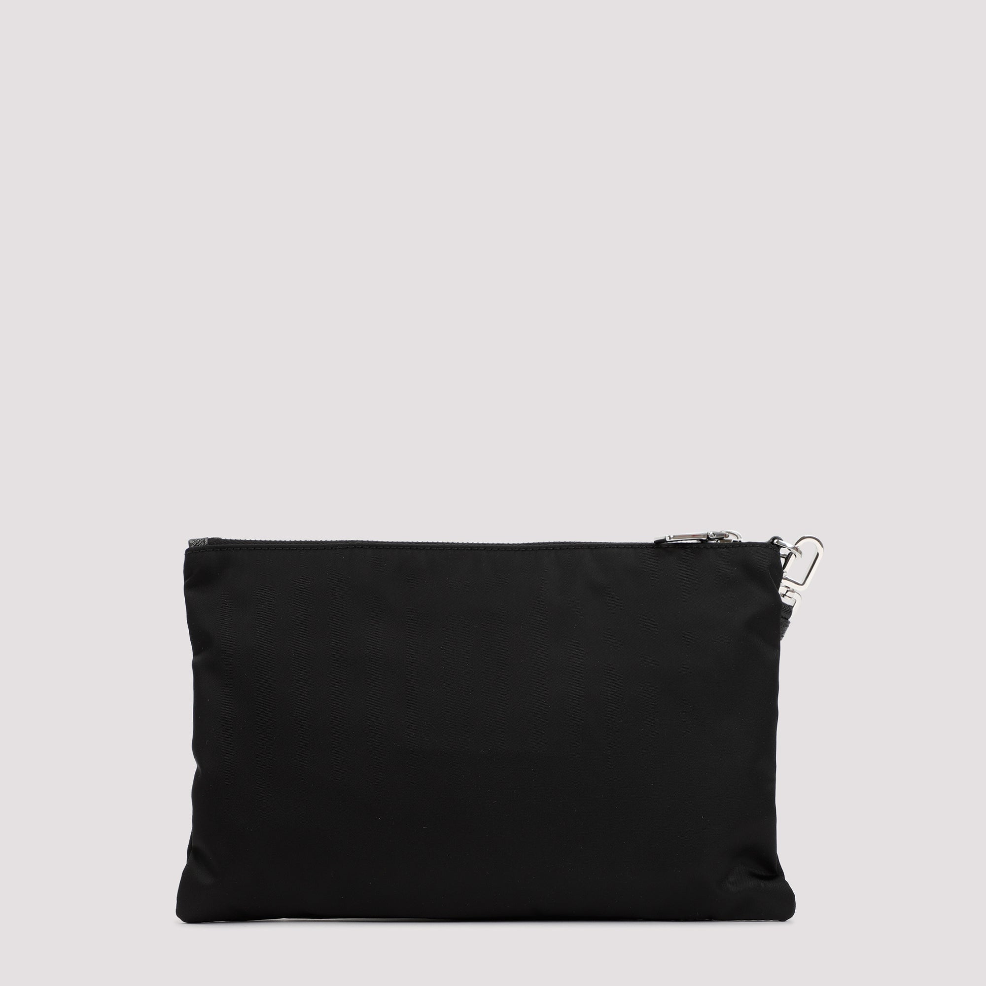 Black Tech Fabric Pouch
