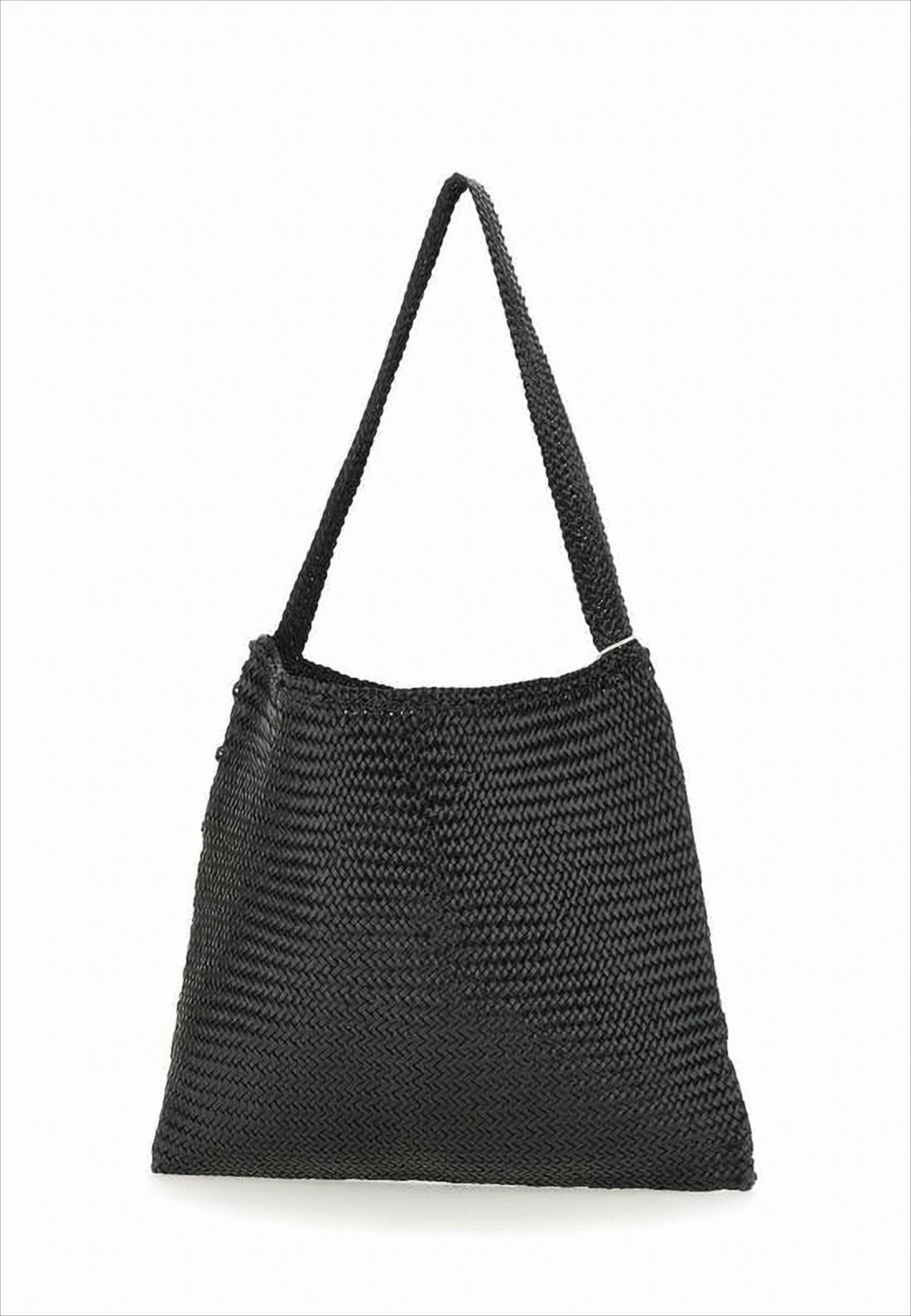 Structured Buffalo Leather Shoulder Bag