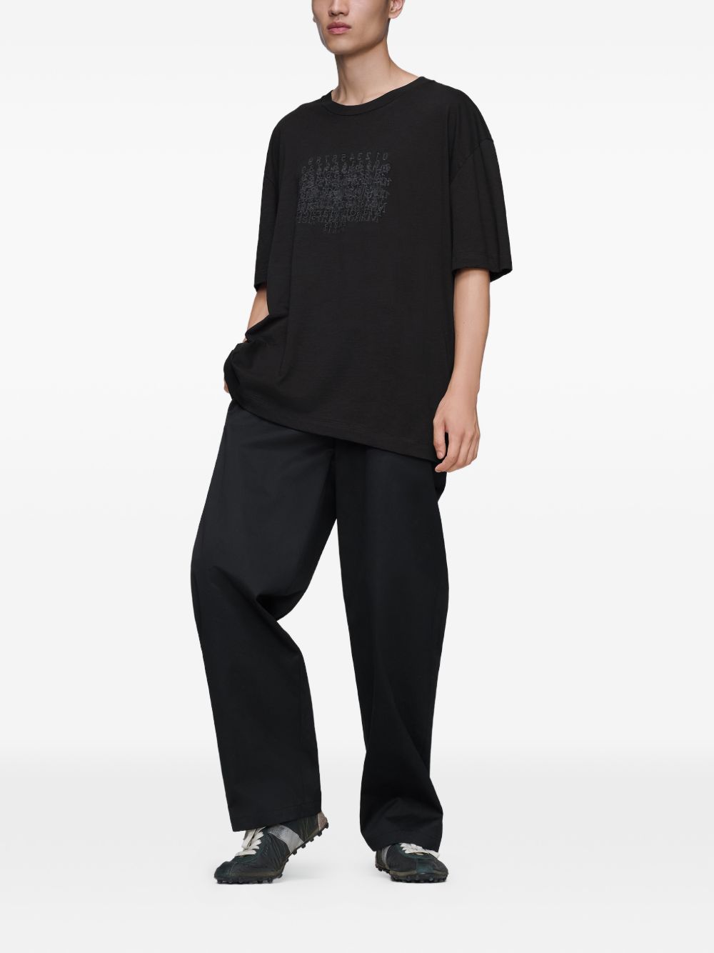 Relaxed Fit Black T-Shirt