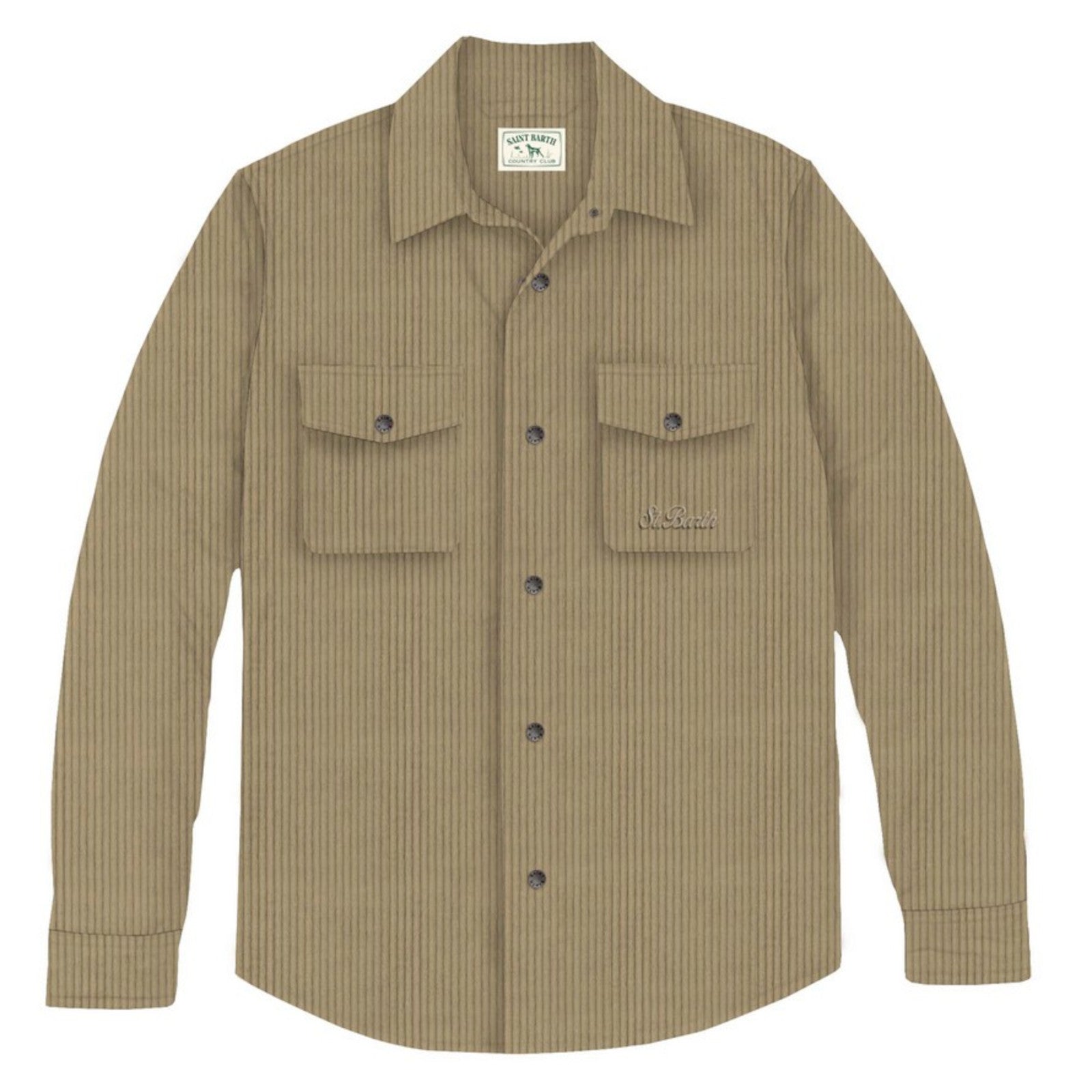 Long Sleeve Brown Shirt Jacket