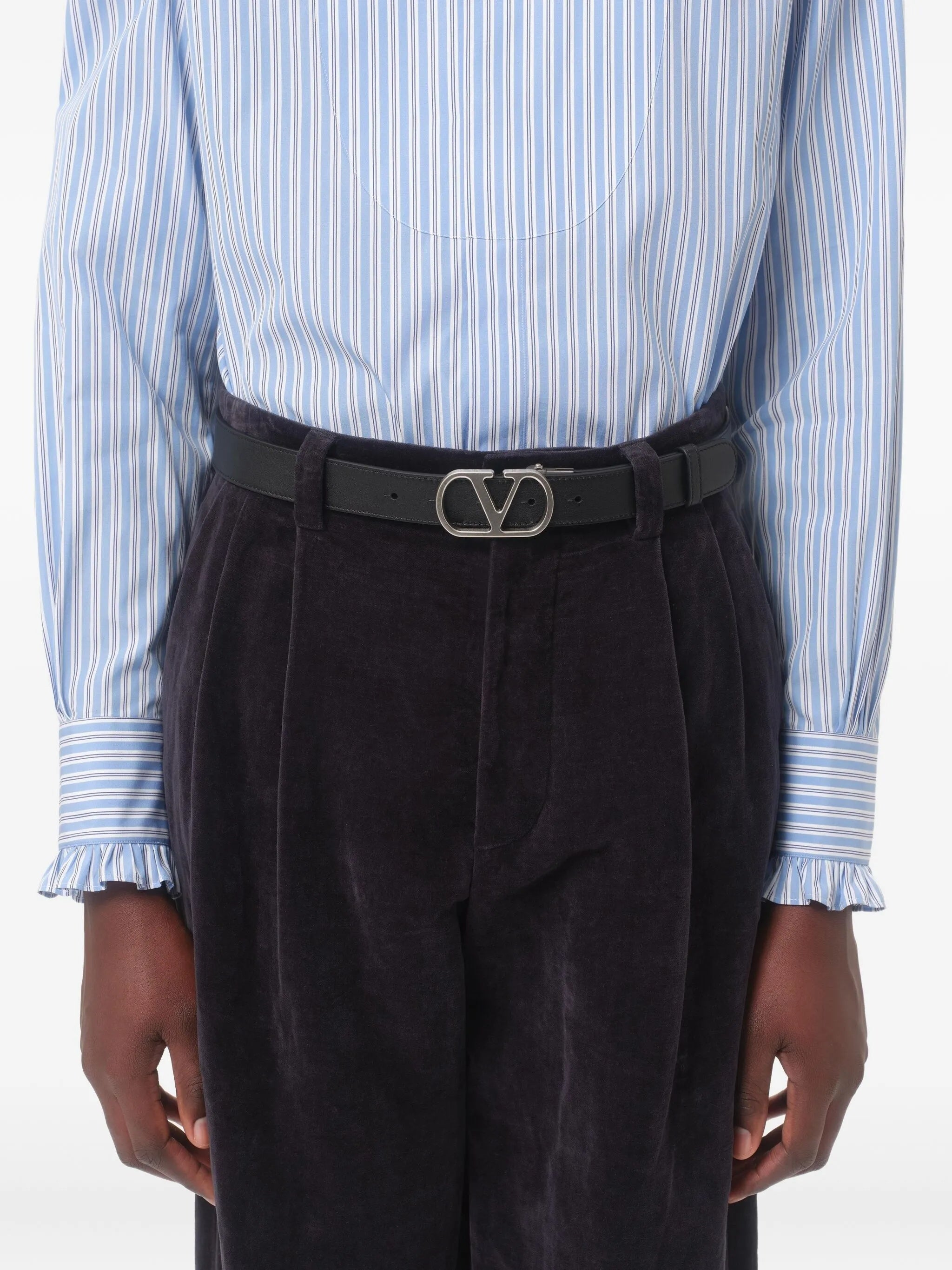 Black/Navy Belt H. 30 Reversible Belt
