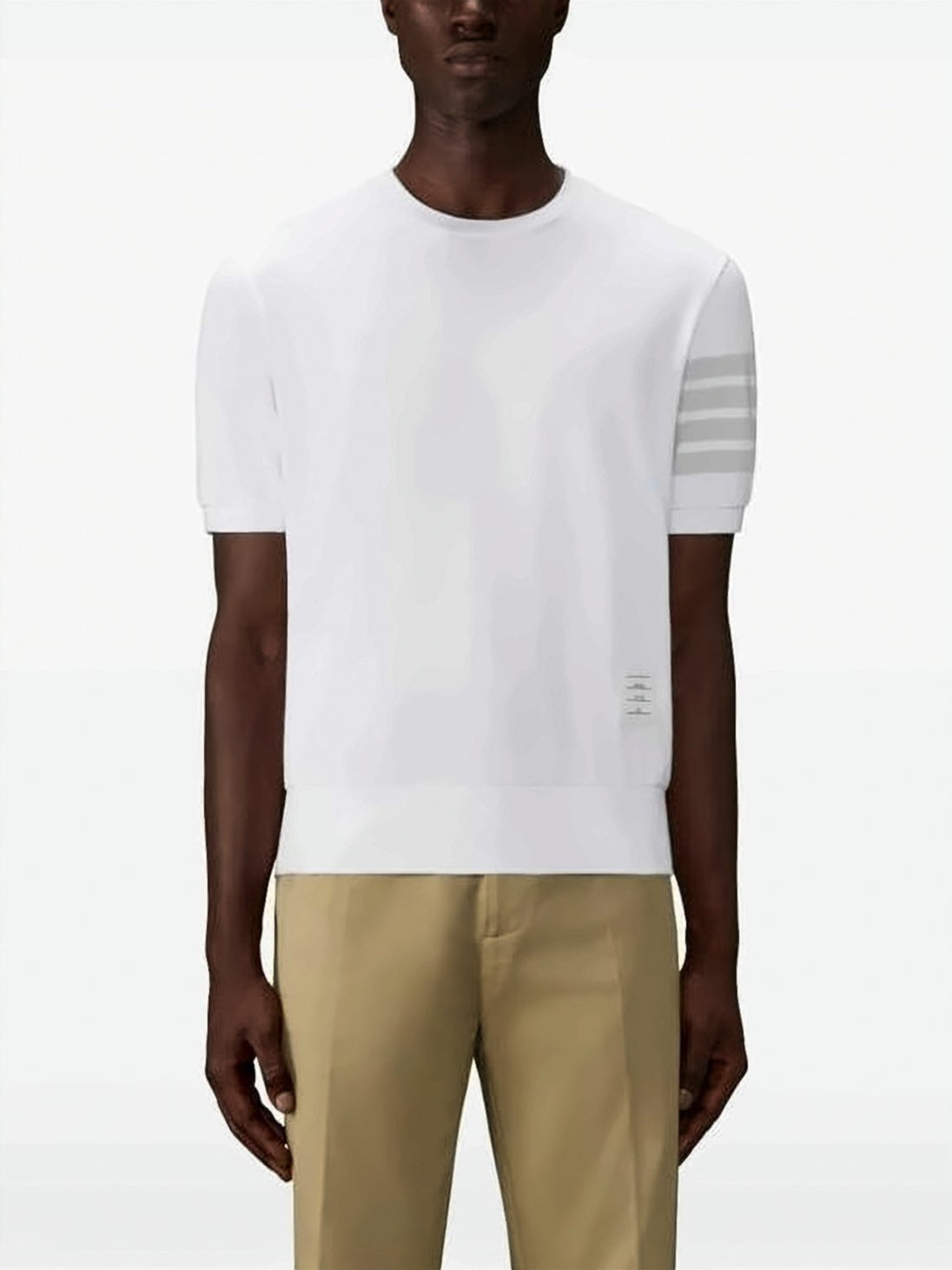 Cotton Jersey Crew Neck T-Shirt
