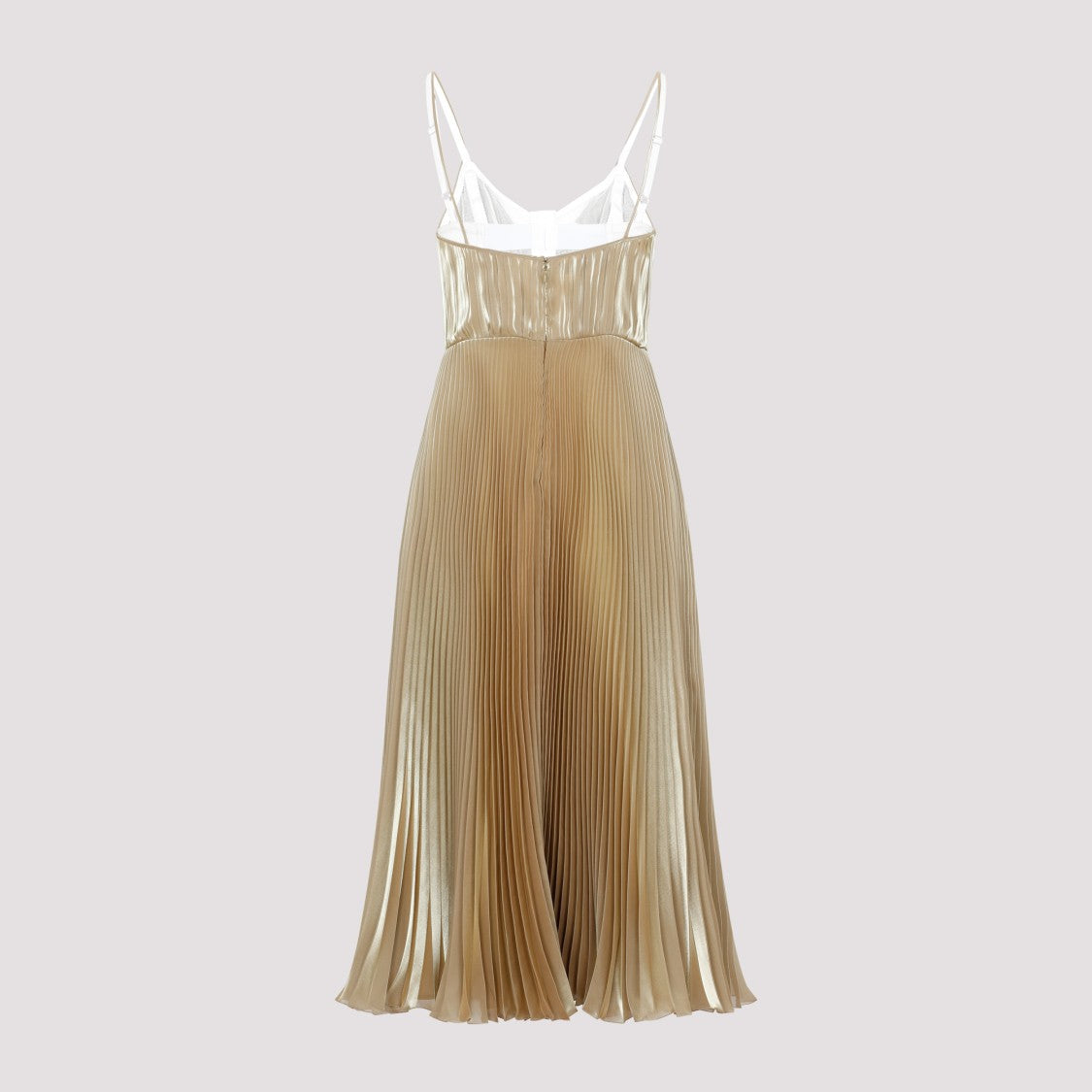 Metallic Yellow Dress