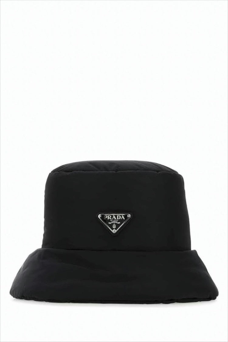 Black Bucket Hat With Subtle Logo Detailing