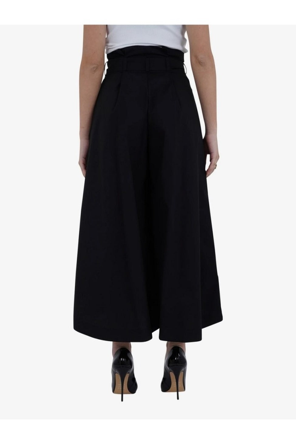 Wide-Leg Trousers With High Waist