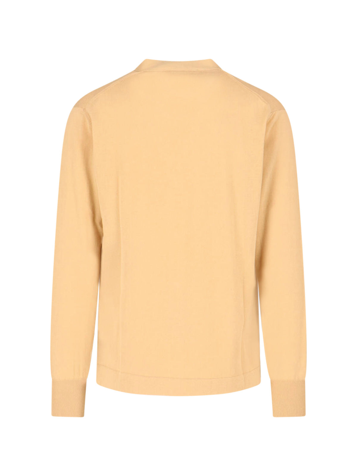 Beige Alex Cotton V-Neck Cardigan