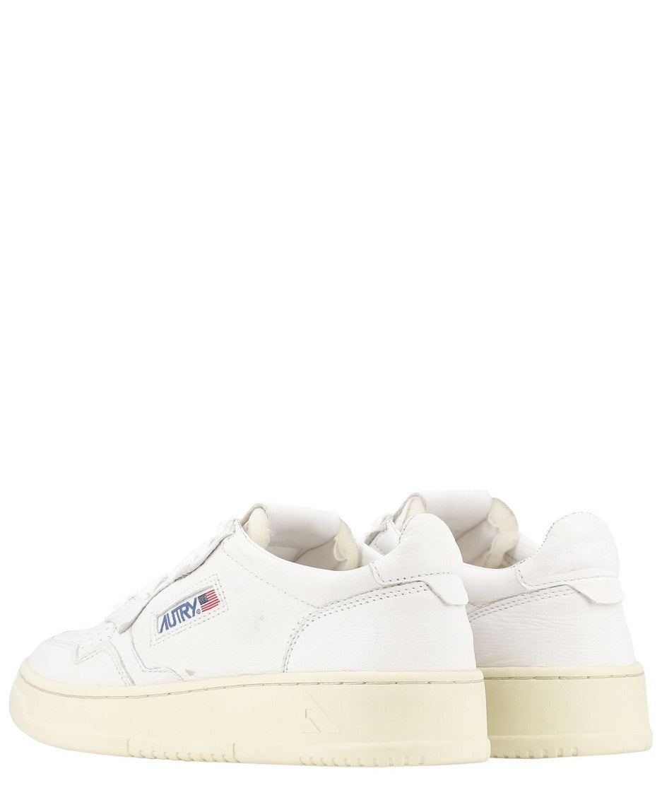 Low-Top Sneakers With Perforated Detailing