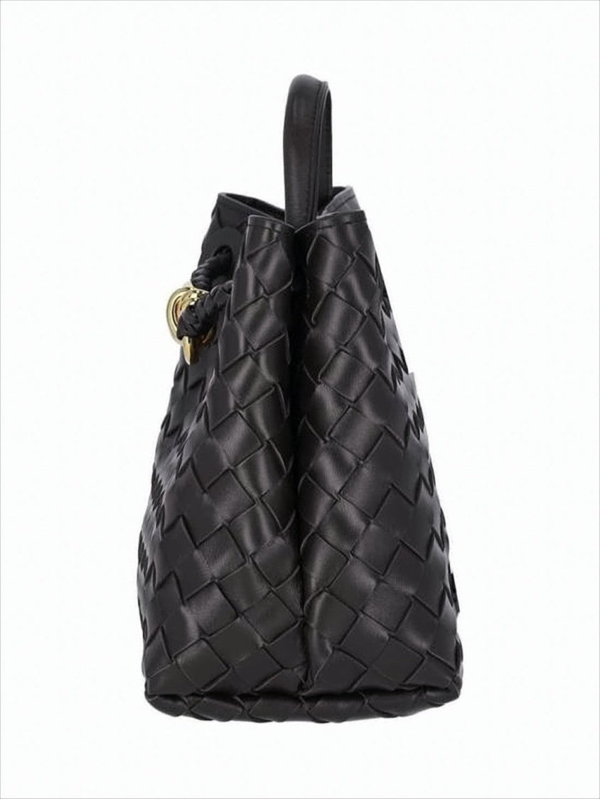 Woven Leather Tote Bag