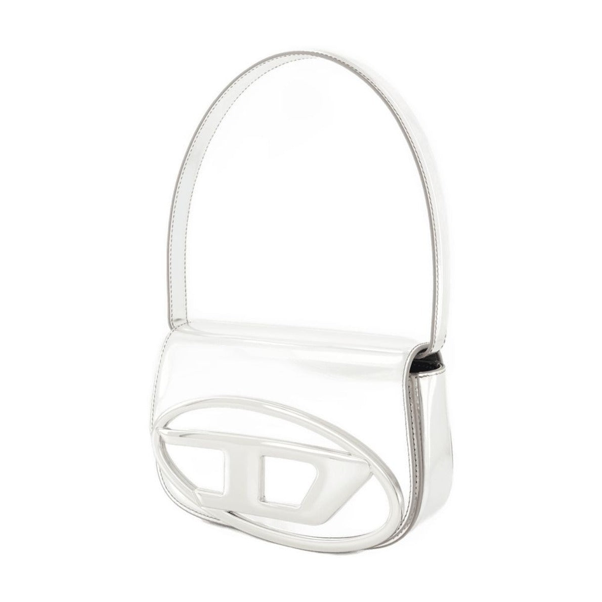1Dr Shoulder Bag - Leather - Silver