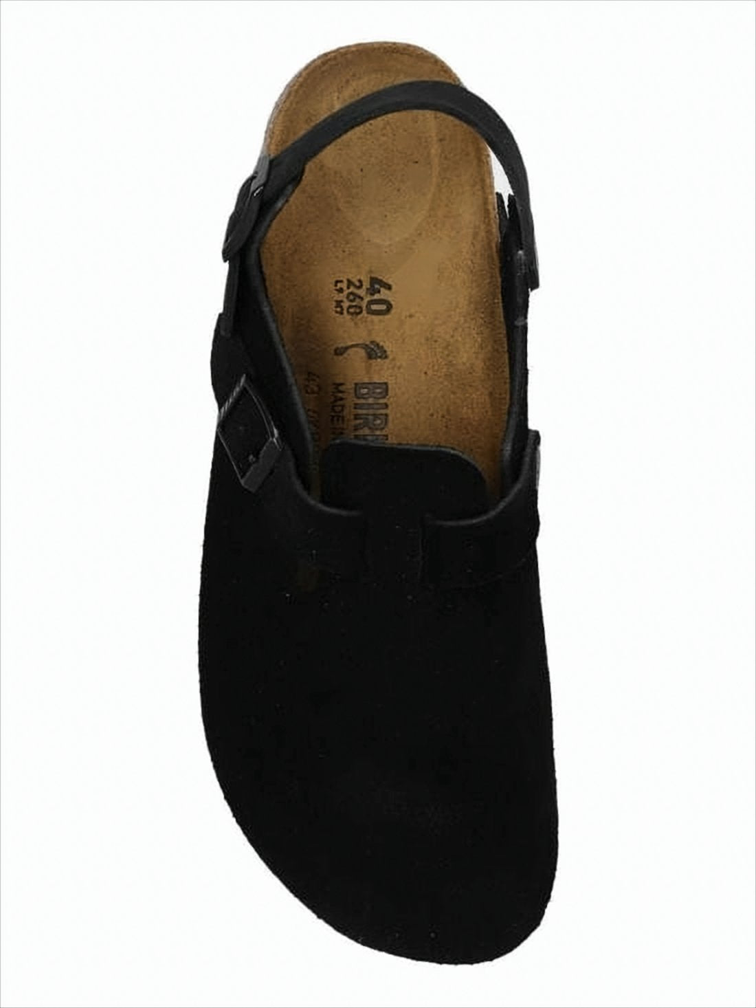 Closed-Toe Suede Sandals with Adjustable Strap