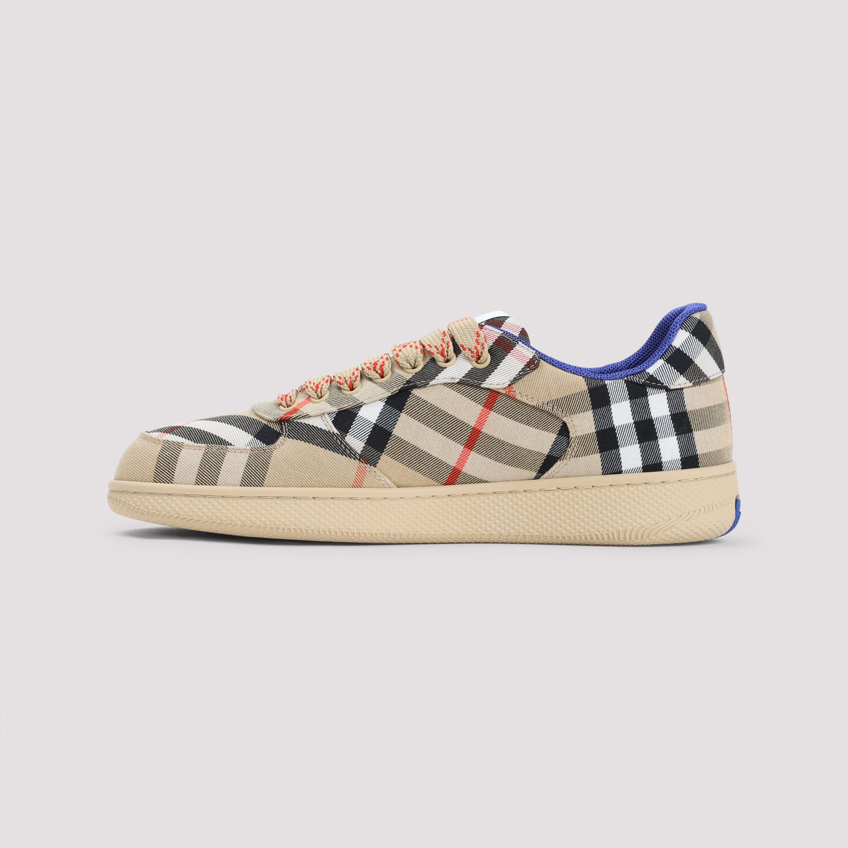 Plaid Pattern Sneakers