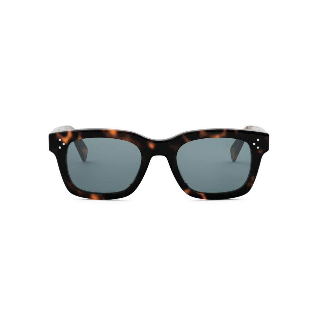 Cl40232i Bold Rectangular Tortoiseshell Sunglasses