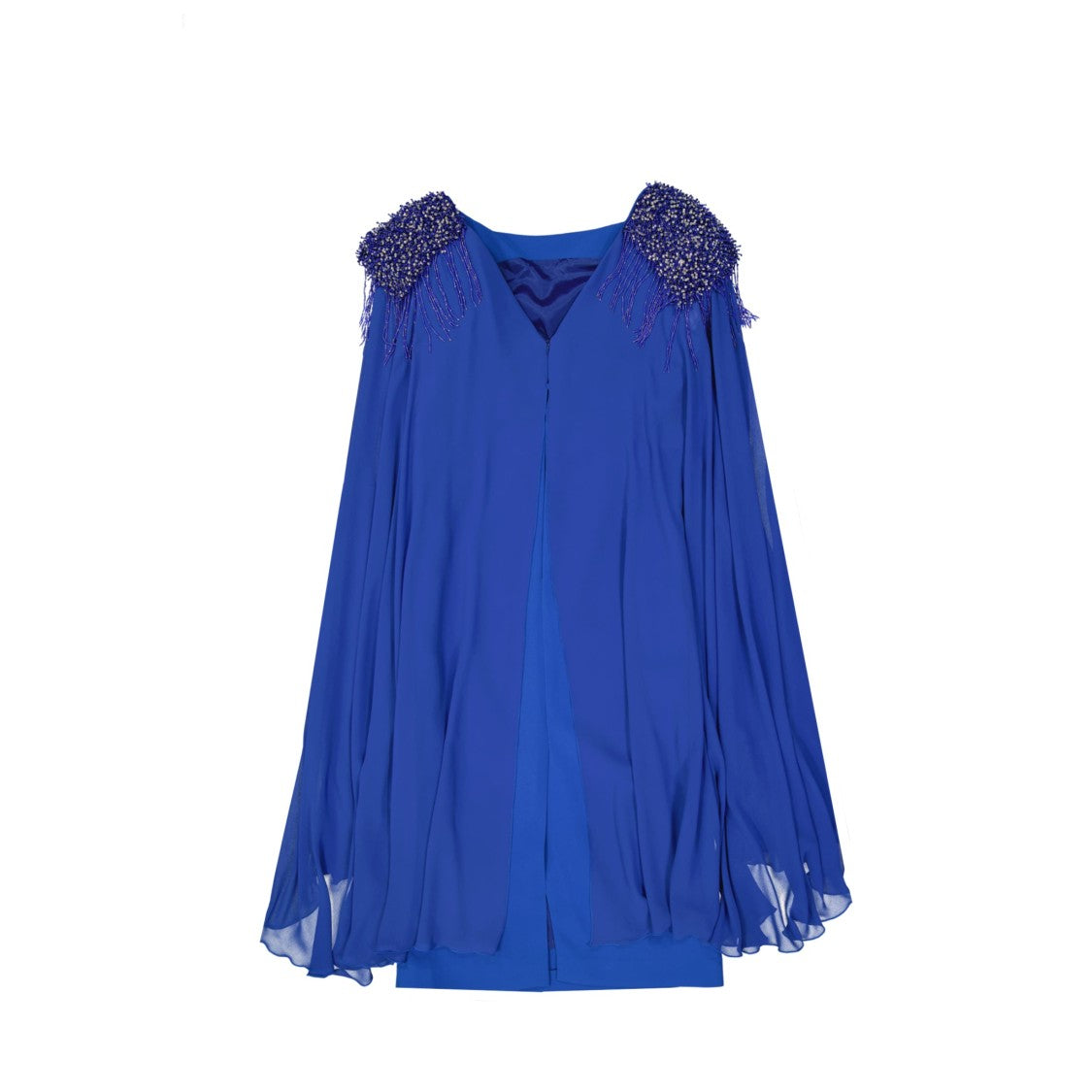 Beaded Shoulders Dress