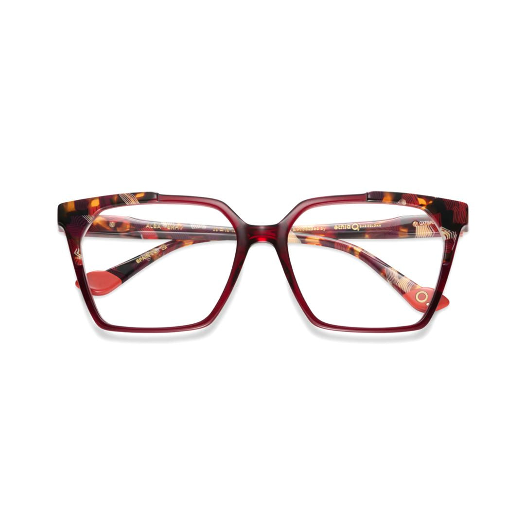 Alba Oversized Tortoiseshell Square Frame Eyeglasses