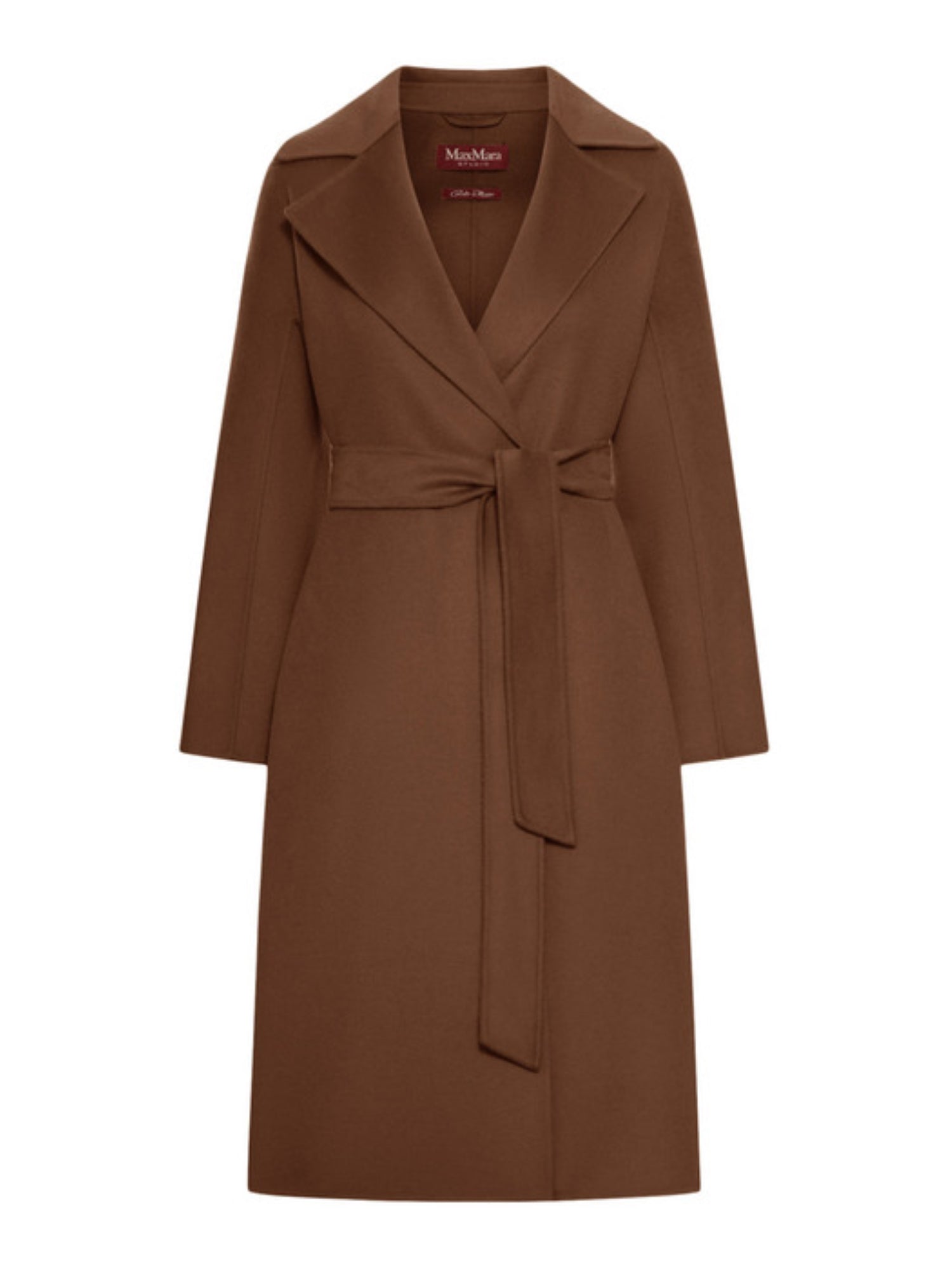 Wrap Coat with Self-Tie Belt