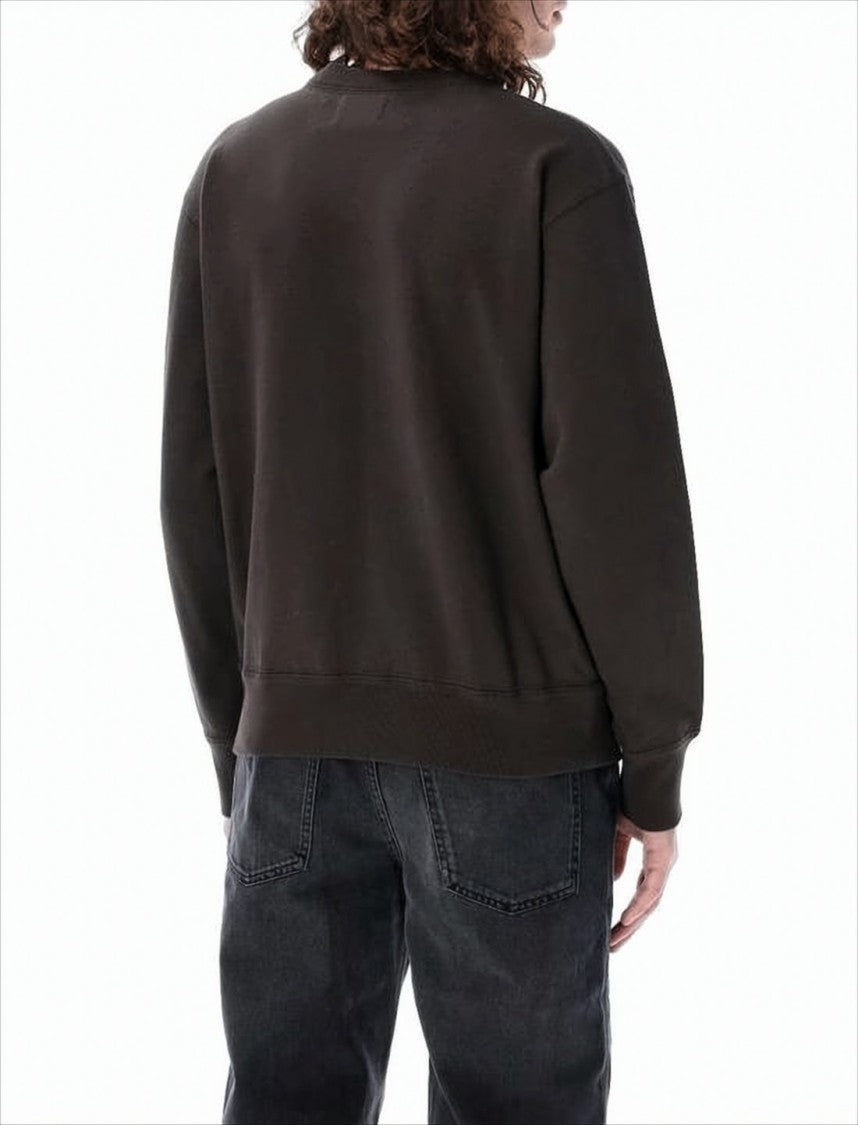 Relaxed-Fit Long-Sleeve Sweatshirt with Embroidered Detail