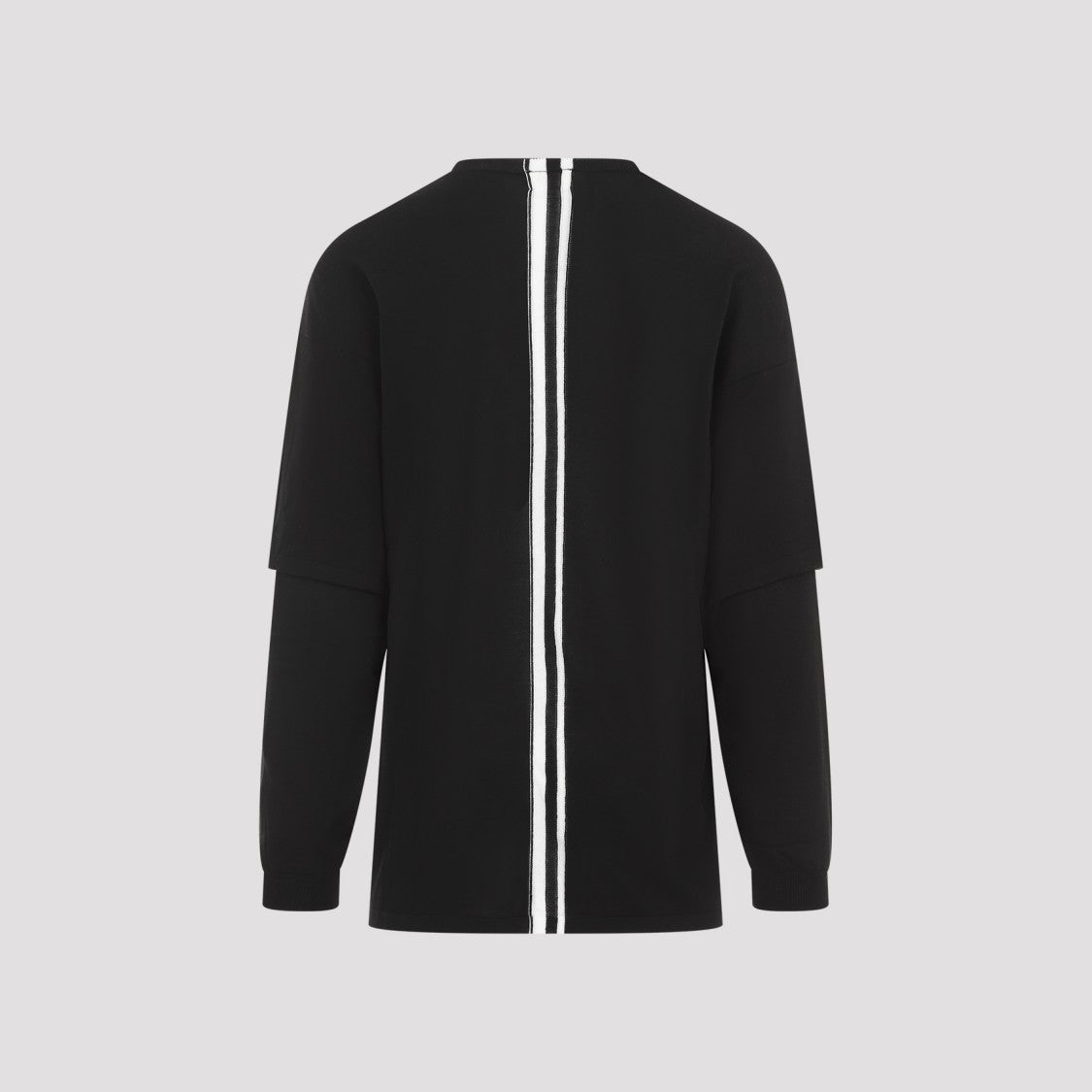 Men's Cotton Sweater With Unique Layered Design