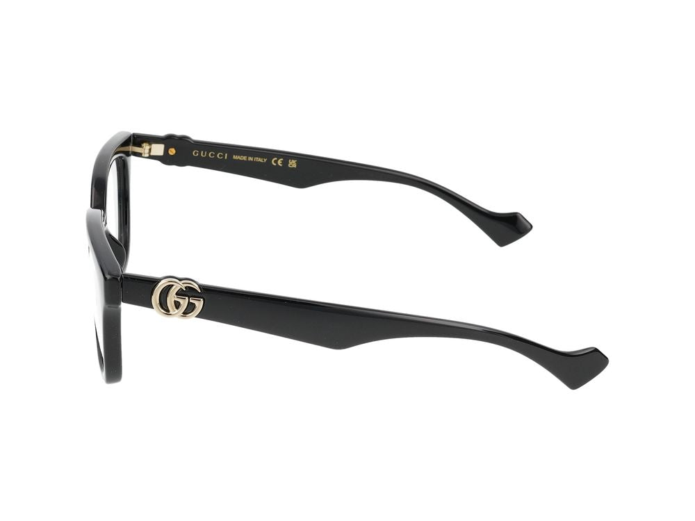 Okulary GG1536O 005 czarny czarny transparentny 53/17/140