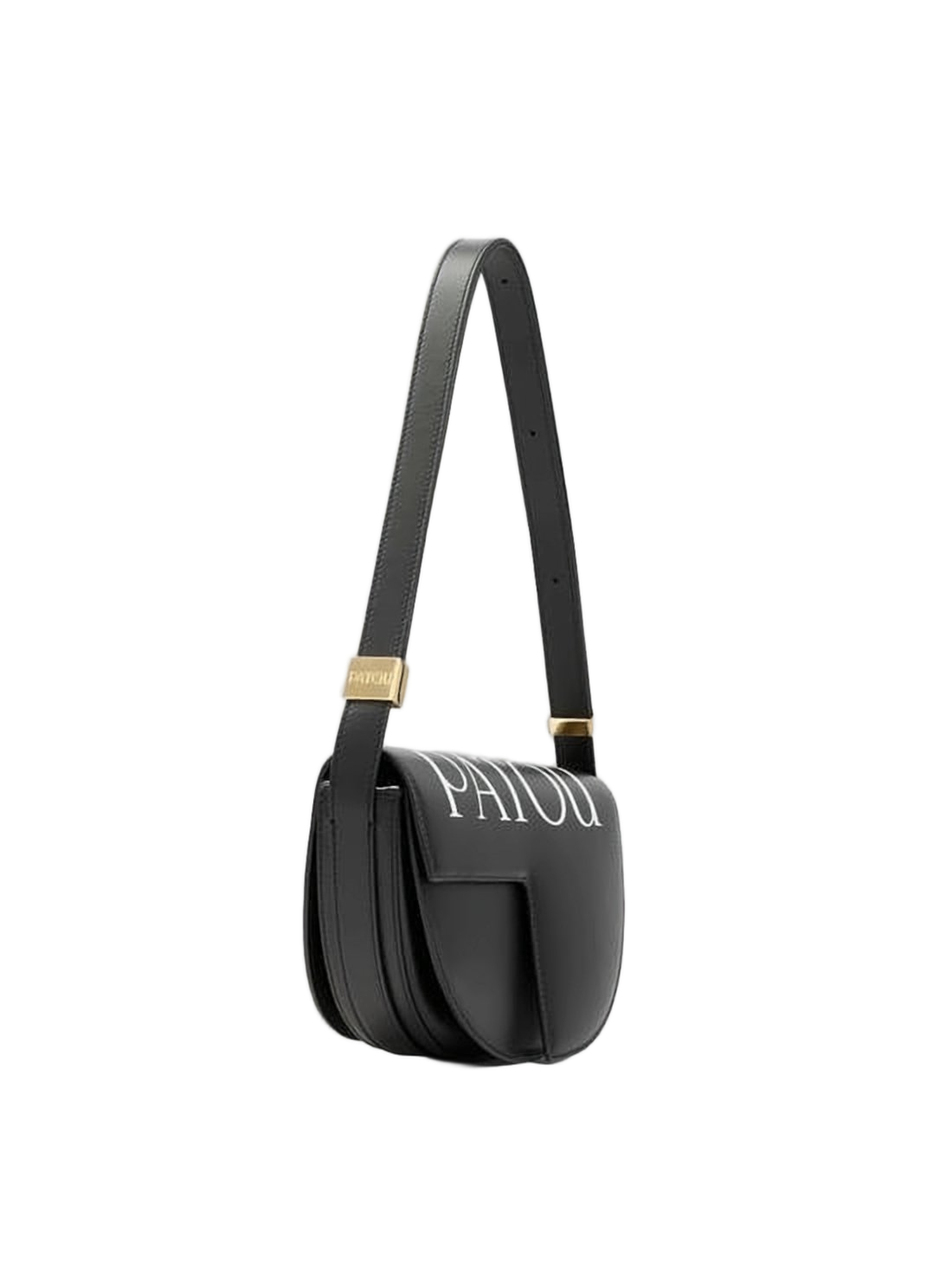 Half-Moon Calf Leather Shoulder Bag