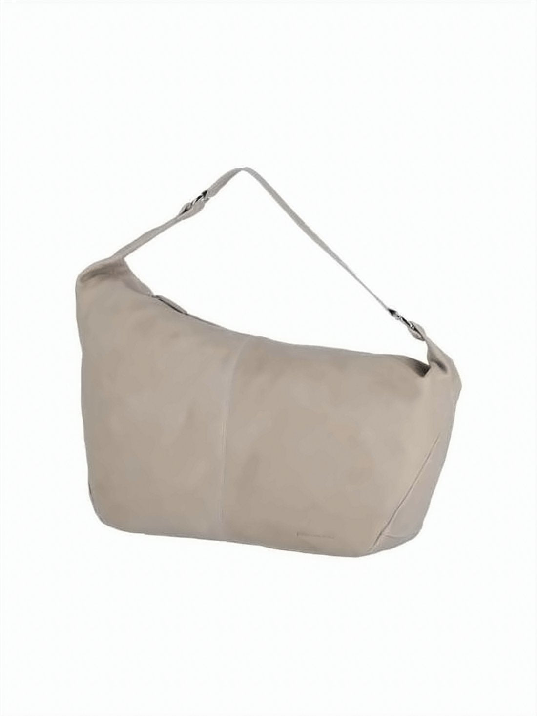 Minimalist Leather Shoulder Bag with Adjustable Strap