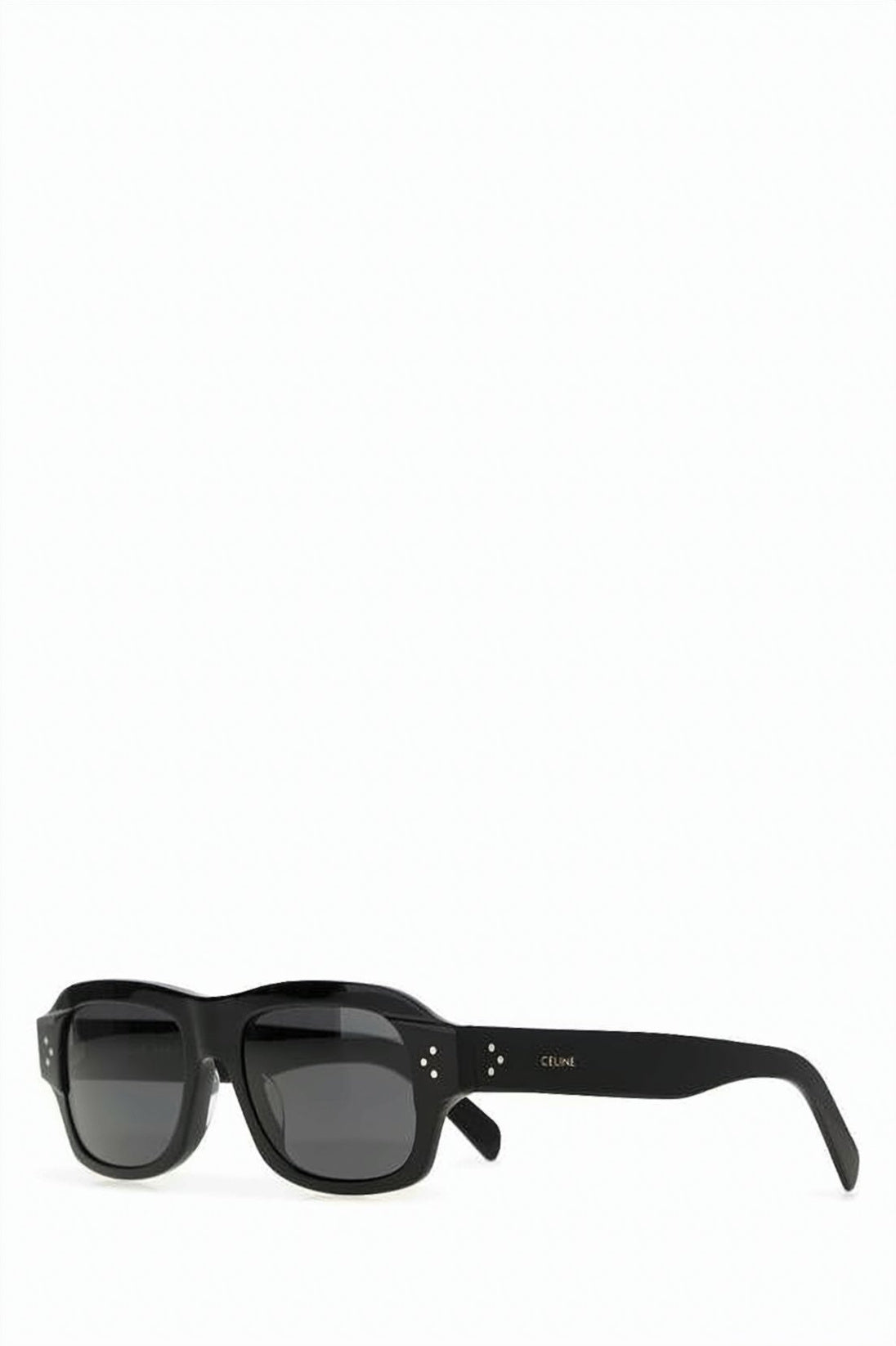 Rectangular Black Acetate Sunglasses