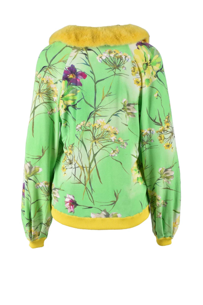 Silk Cardigan - Green