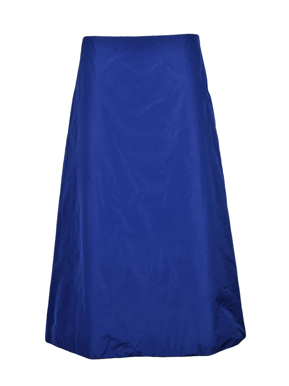 Royal Blue Polyester Women's Padded Maxi Skirt