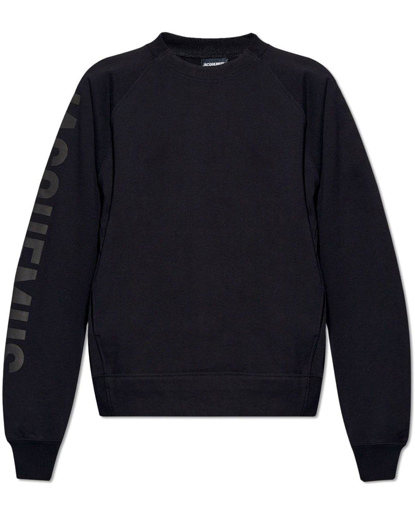Long-Sleeve Crewneck Sweatshirt with Tonal Branding