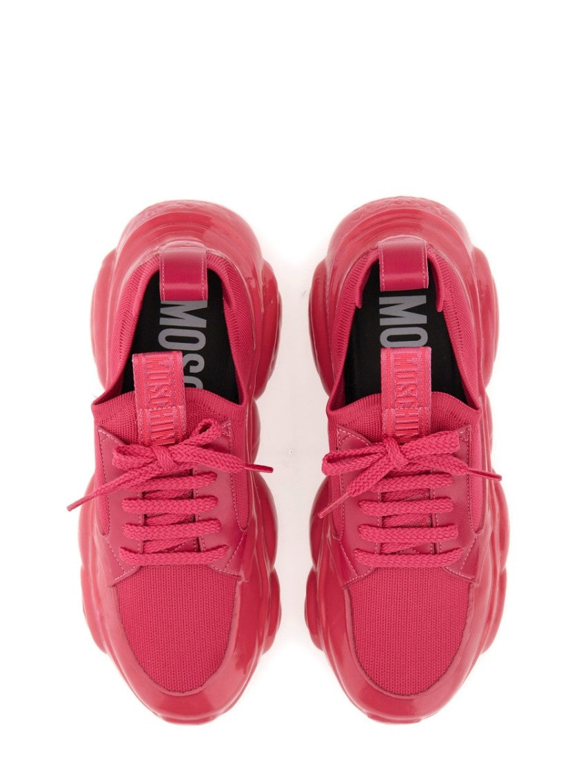 Chunky Sole Sneakers With Logo Detail