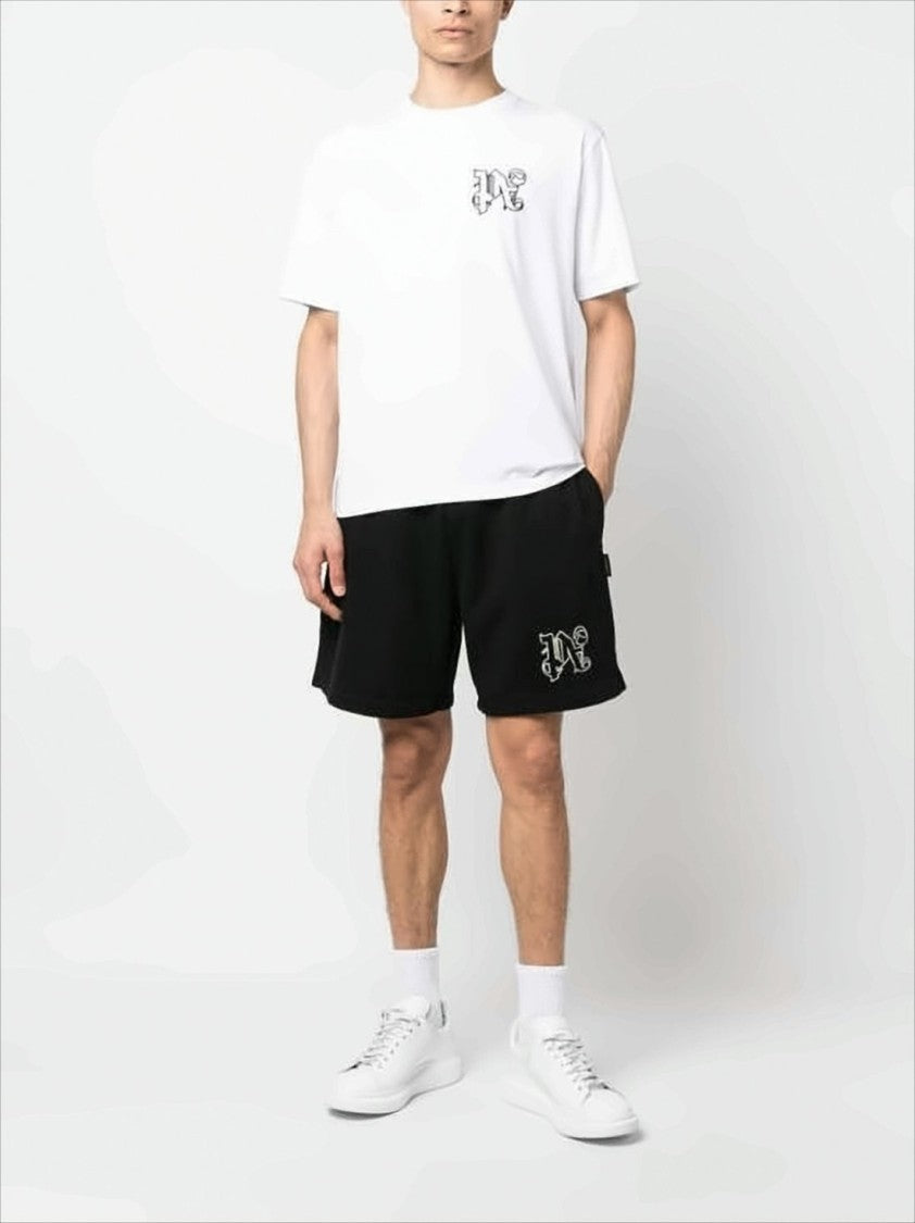 Short-Sleeve T-Shirt with Stylized Logo