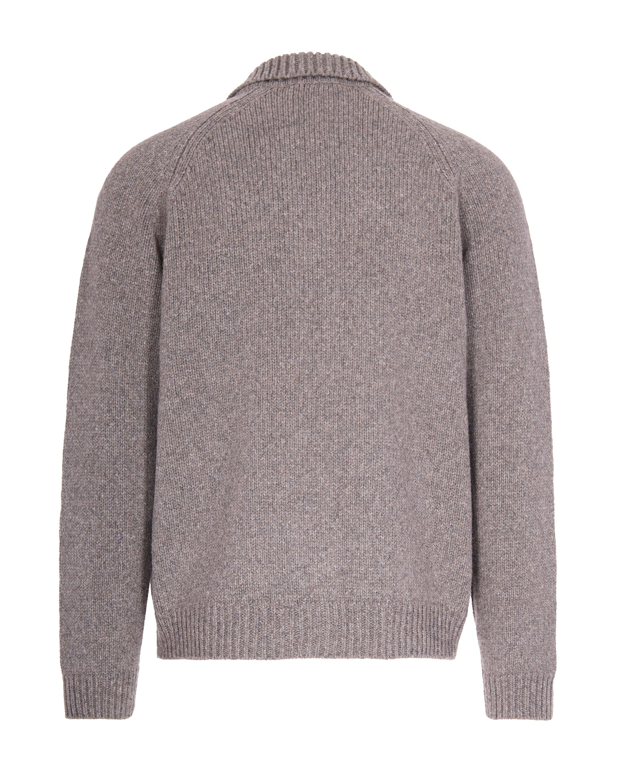 Grey Wool College Jacket