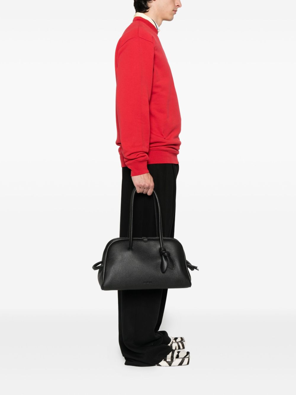 Textured Calf Leather Bag