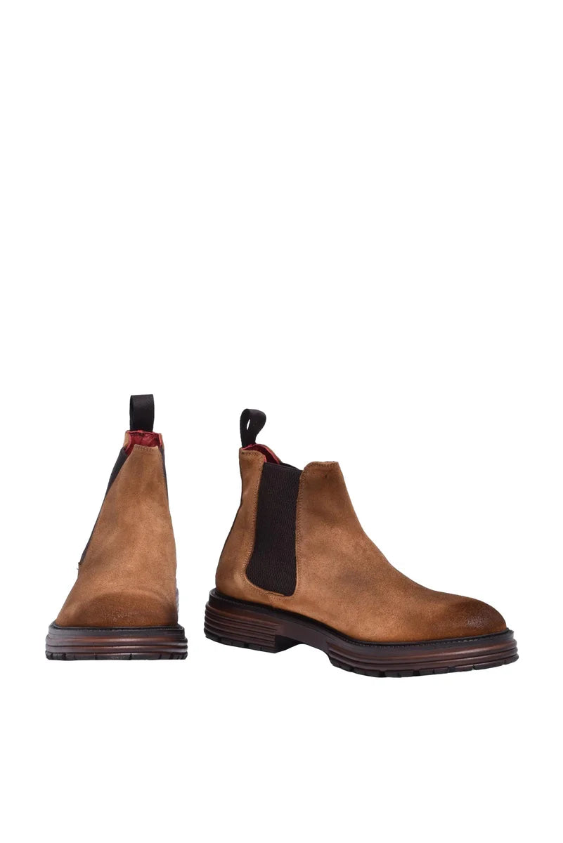 Boot Suede Rubber - Yellow