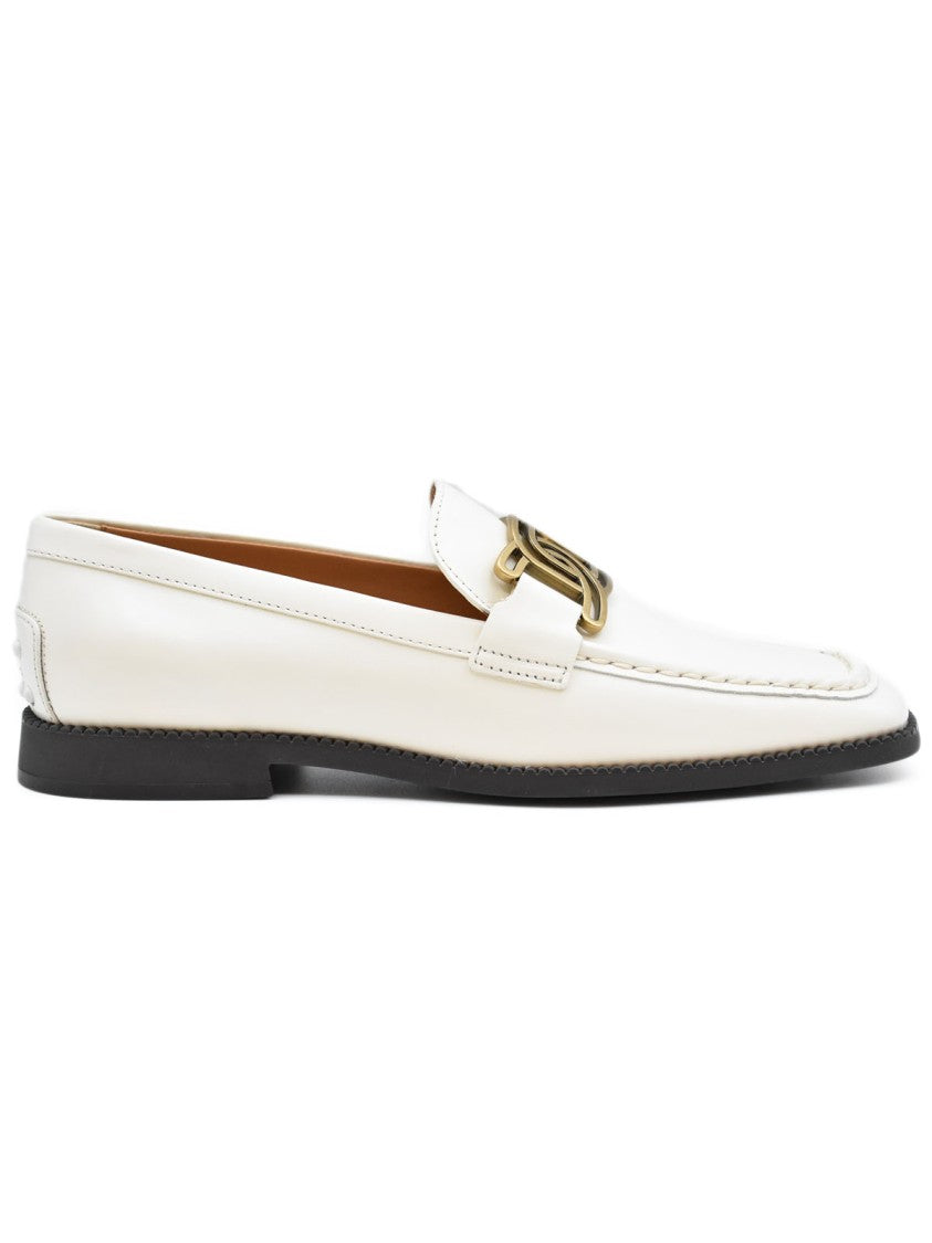 Yogurt Pelle Leather Flat Shoes