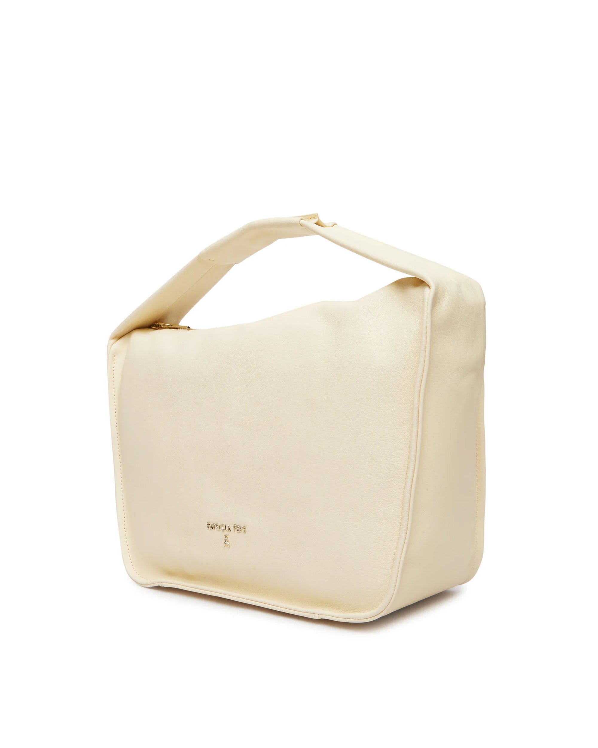 White Soft Shoulder Bag Wooly