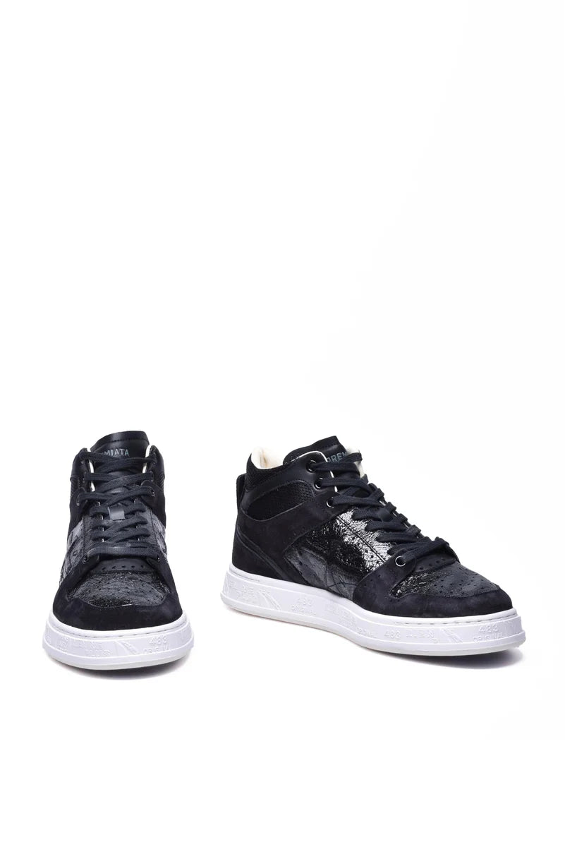 Midquinn Sneakers Leather and PU - Black