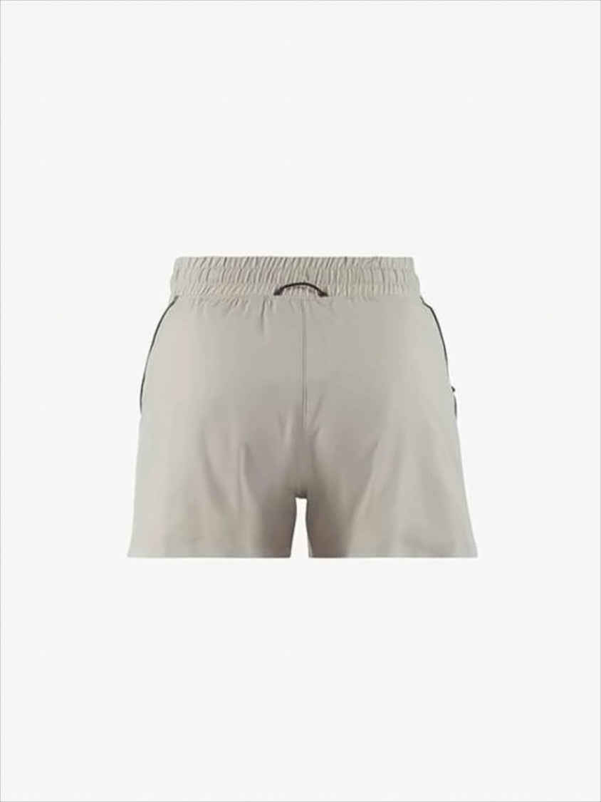 Minimalist Polyamide Shorts With Drawstring Waistband