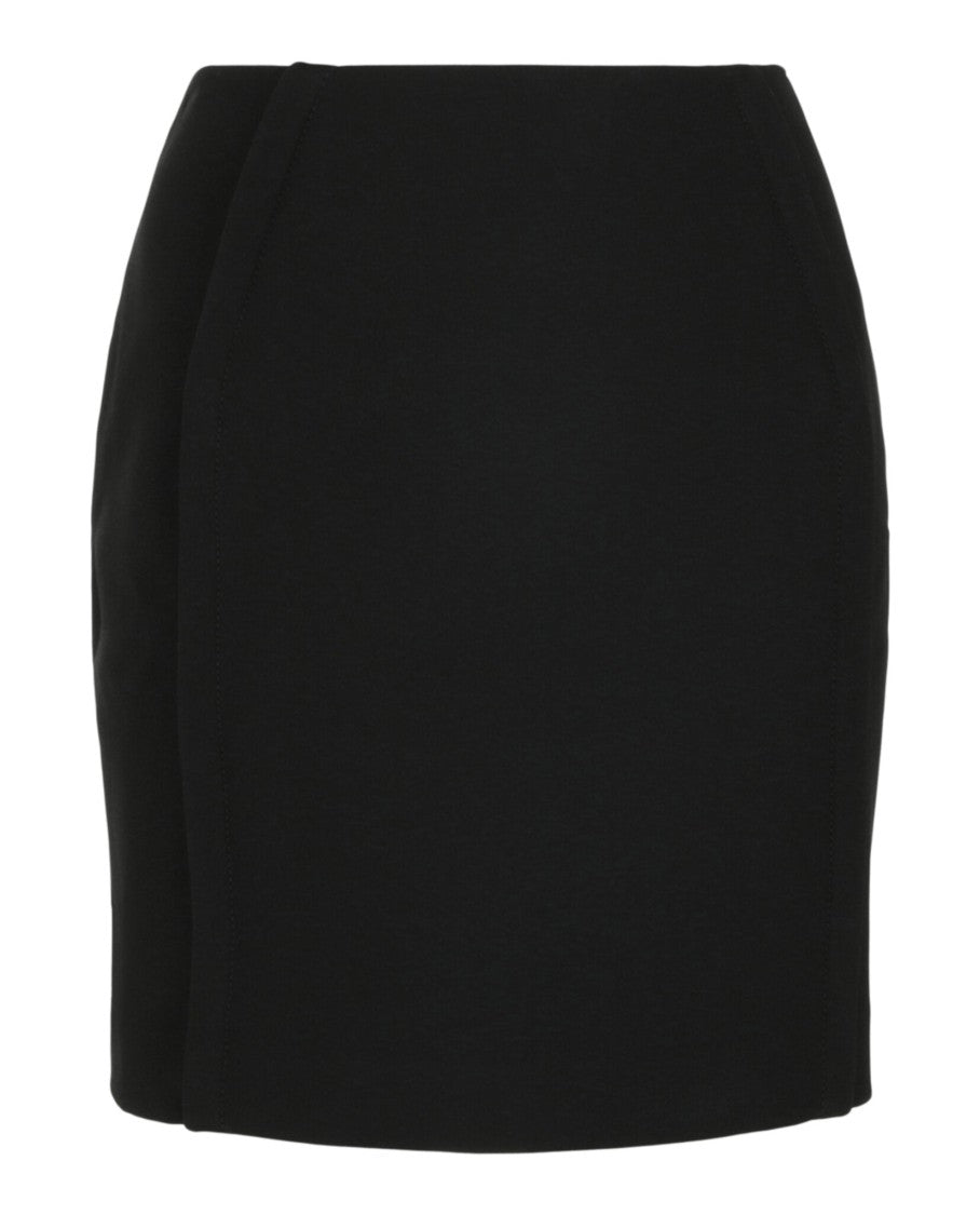 Fitted Black Mini Skirt