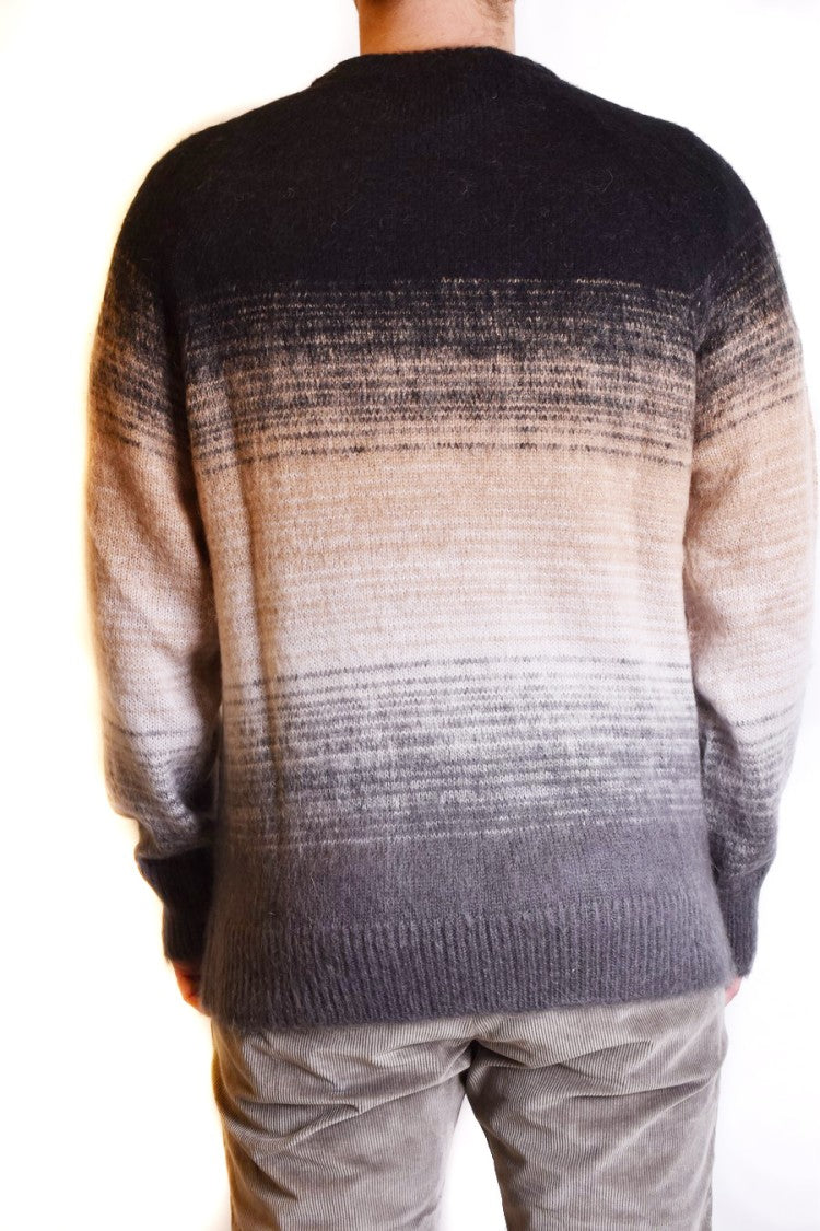 Multicolor Gradient Knit Sweater